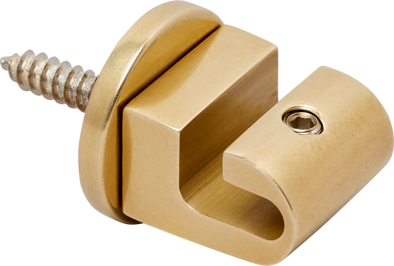 Trellis Swag Hook Natural Brass